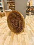 Functional Medieval Viking Wooden Shield for Decor
