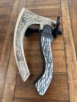 Custom Viking Valhalla Axe with Leather Sheath