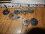 Set of 8 Vintage Norwegian Pewter Buttons