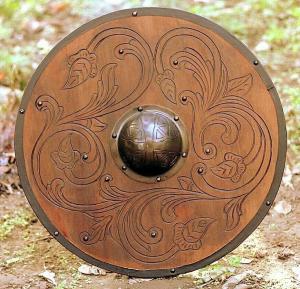 Battle-Ready 24'' Viking Wooden Shield