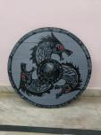 Viking Round Dragon Shield - Perfect Gift for Everyone!
