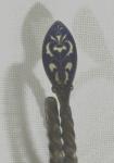 Norge 1890 Enameled Sterling Silver Spoon