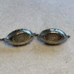 David Andersen Viking Ship Salt Cellars - Pair