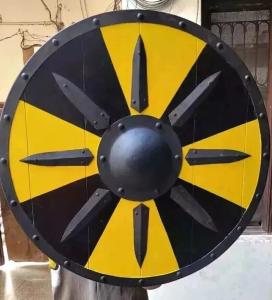 24'' Viking Wooden Battle Shield - Authentic Gift