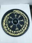 30" Vintage Viking Wooden Round Battle Shield