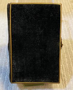 Vintage 1882 Norwegian Prayer Book with Velvet Cover