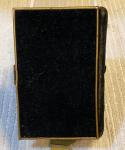 Vintage 1882 Norwegian Prayer Book with Velvet Cover