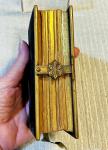 Vintage 1882 Norwegian Prayer Book with Velvet Cover