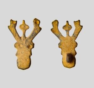 Viking Bronze Pendant with Norse Anthropomorphic Figure