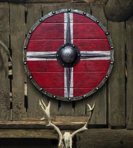 Leif Erikson Authentic Viking Battleworn Shield