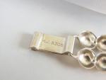 Norwegian H.J. 830 Silver Bead Bracelet 7