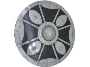 23" Viking Battle Ready Wooden Round Shield