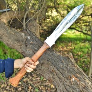 32" Handmade Viking Hunting Spear with Carbon Steel Blade