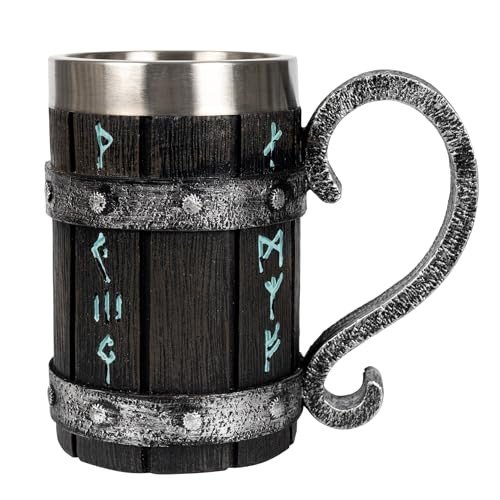 Norse Viking Rune Stainless Steel Coffee Mug