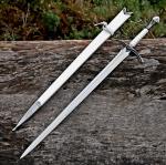High Carbon Steel Viking Sword with Scabbard