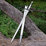 High Carbon Steel Viking Sword with Scabbard