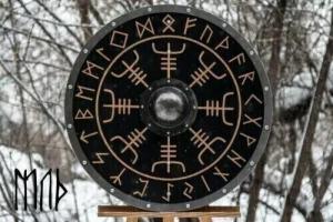 Authentic Viking Wooden Shield - Perfect Gift!