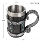 Norse Viking Rune Stainless Steel Coffee Mug