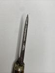 Rare Antique Norwegian  Toten Hunting Knife and Sheath