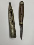 Rare Antique Norwegian  Toten Hunting Knife and Sheath