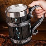 Norse Viking Rune Stainless Steel Coffee Mug