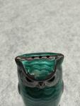 David Andersen Norway Green Guilloche Enamel And Sterling Owl S&P Shakers