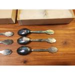 Vintage Set of 6 Norwegian Silverplate Spoons