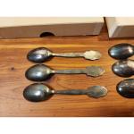 Vintage Set of 6 Norwegian Silverplate Spoons