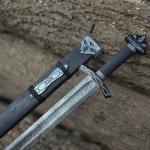 Viking Sword 38" Damascus Steel with Scabbard
