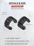 Sterling Silver Viking Runes Ear Cuffs for Women