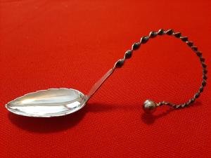 Norwegian 830 Silver Spoon with Twist Handle