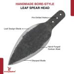 Viking Hand-Forged Carbon Steel Spear Head Blade