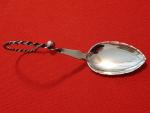 Norwegian 830 Silver Spoon with Twist Handle