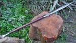 Custom Carbon Steel Viking Spear Sword
