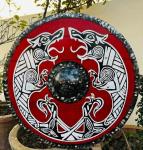 Medieval Dragon Round Shield for Vikings