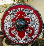 Medieval Dragon Round Shield for Vikings