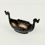 Theodor Olsens Viking Ship Sterling Silver Salt Dish