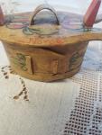 Hand-Painted Mini Norwegian Tine Box Souvenir