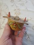 Hand-Painted Mini Norwegian Tine Box Souvenir