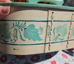 Norwegian Wood Tine Box Scandinavian Folk Art