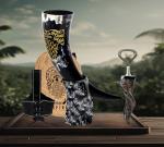 Viking Drinking Horn Set - Authentic Ox Horn Mugs