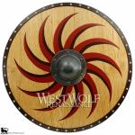 Viking Claw Spiral Shield - Golden Oak 24
