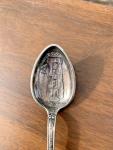 Flekkefjord Silver Serving Spoon with Ship Design