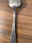 Flekkefjord Silver Serving Spoon with Ship Design