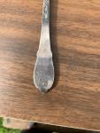 Flekkefjord Silver Serving Spoon with Ship Design
