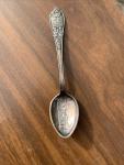 Flekkefjord Silver Serving Spoon with Ship Design