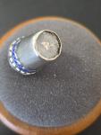 Vintage Norwegian Cloisonné Enamel Thimble, c1890-1920