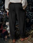 Men's Medieval Viking Knicker Pirate Pants - Black
