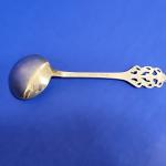 Vintage Norwegian Silver 5" Salt Spoon