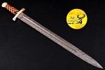 Custom Handmade Damascus Steel Viking Sword